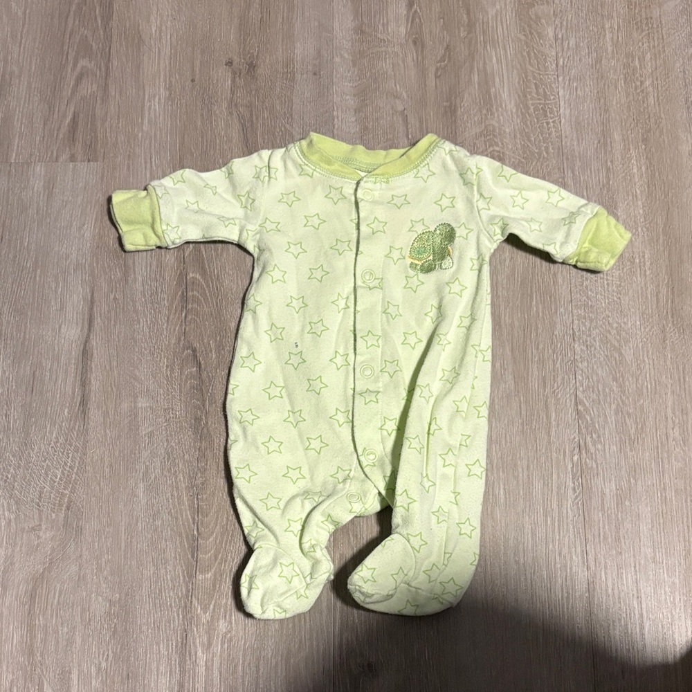 Starry Green Kids One Piece